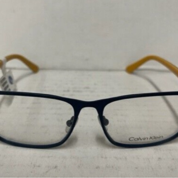 Calvin Klein | Accessories | Calvin Klein Black And Yellow Eyeglass ...